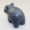 Werbe PU Hippo Grau Form Stress Ball